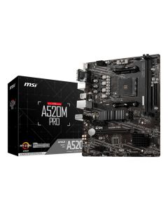 MSI A520M PRO moederbord AMD A520 Socket AM4 micro ATX