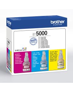 Brother BT5000CLVAL inktcartridge 3 stuk(s) Origineel Cyaan, Magenta, Geel