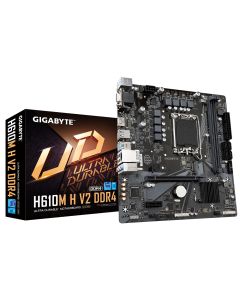 GIGABYTE H610M H V2 DDR4 moederbord Intel H610 Express LGA 1700 micro ATX