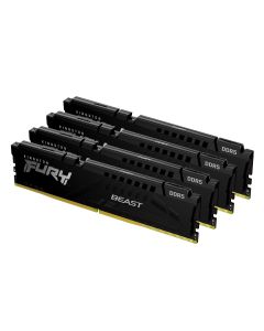 Kingston Technology FURY Beast 128GB 5600MT/s DDR5 CL40 DIMM (set van 4) Black XMP
