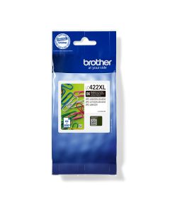 Brother LC422XLBK inktcartridge 1 stuk(s) Origineel Hoog (XL) rendement Zwart