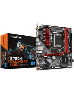 GIGABYTE B760M GAMING AC DDR4 moederbord Intel B760 Express LGA 1700 micro ATX