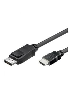 Techly ICOC-DSP-H-010 video kabel adapter 1 m DisplayPort HDMI Type A (Standaard) Zwart