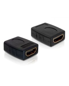 Techly IADAP-HDMI-F/F tussenstuk voor kabels Zwart