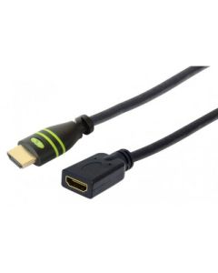 Techly ICOC-HDMI-4-EXT018 HDMI kabel 1,8 m HDMI Type A (Standaard) Zwart