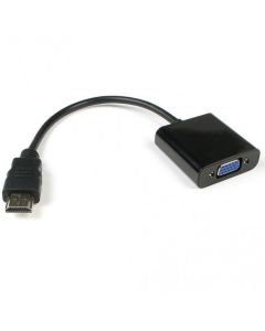 Techly IDATA-HDMI-VGA2A video kabel adapter 0,15 m VGA+3.5mm Zwart