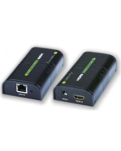 Techly IDATA-EXTIP-373 audio/video extender AV-zender & ontvanger Zwart