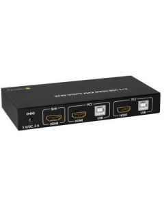 Techly IDATA-KVM-HDMI2U KVM-switch Zwart