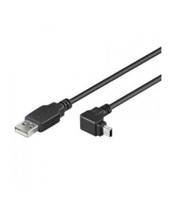Techly ICOC-MUSB-AA-018ANG USB-kabel USB 2.0 1,8 m USB A Mini-USB B 0,48 Gbit/s Zwart