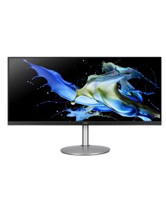 Acer CB342CU computer monitor 86,4 cm (34") 3440 x 1440 Pixels UltraWide Quad HD LCD Zwart, Zilver