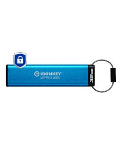 Kingston Technology IronKey 32GB USB-C Keypad 200C, FIPS 140-3 Lvl 3 AES-256