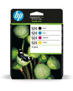 HP 924 originele CMYK-inktcartridge 4 stuks