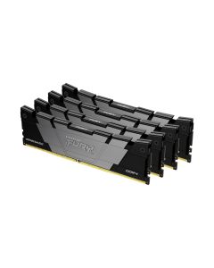 Kingston Technology FURY 64GB 3600MT/s DDR4 CL16 DIMM (set van 4) 1Gx8 Renegade Zwart