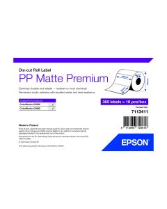 Epson 7113411 printeretiket Wit Zelfklevend printerlabel