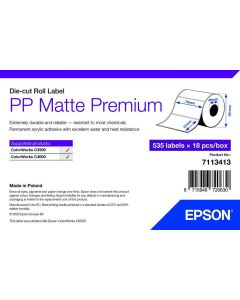 Epson 7113413 printeretiket Wit Zelfklevend printerlabel