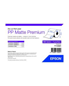 Epson 7113421 printeretiket Wit Zelfklevend printerlabel