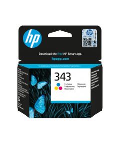 HP 343 originele drie-kleuren inktcartridge