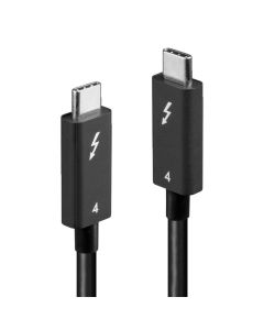 Lindy 31121 Thunderbolt-kabel 2 m 40 Gbit/s Zwart