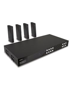 Lindy 38345 audio/video extender AV-zender & ontvanger Zwart