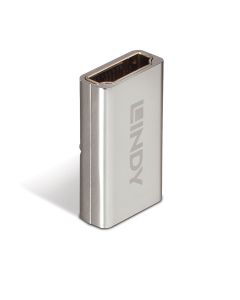 Lindy 41511 tussenstuk voor kabels HDMI 2.1 Zilver
