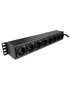 Lindy 73025 energiedistributie 8 AC-uitgang(en) 1.5U Zwart