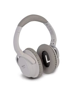 Lindy LH500XW Headset Bedraad en draadloos Hoofdband Oproepen/muziek Micro-USB Bluetooth Grijs