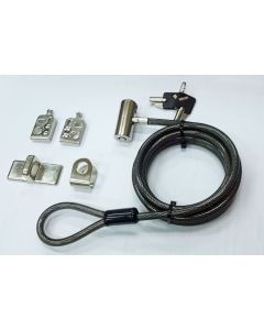 eSTUFF GLB220107 kabelslot Zwart 1,8 m