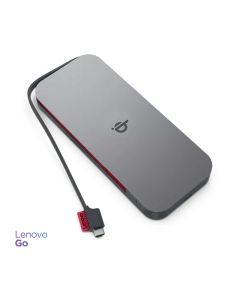 Lenovo GO Lithium-Polymeer (LiPo) 10000 mAh Draadloos opladen Grijs