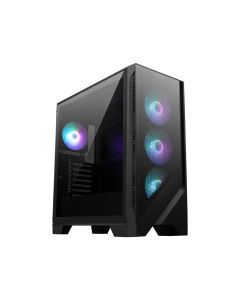 MSI MAG Forge 320R AIRFLOW Micro Tower Zwart, Transparant