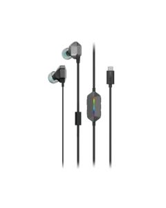 Lenovo Legion E510 Hoofdtelefoons Bedraad In-ear Gamen USB Type-C Grijs