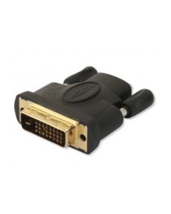 Techly IADAP-DVI-HDMI-F tussenstuk voor kabels DVI-D Zwart