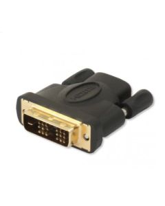 Techly IADAP-HDMI-651 tussenstuk voor kabels DVI-D Zwart