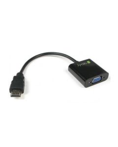Techly IDATA-HDMI-VGA2 video kabel adapter VGA (D-Sub) Zwart