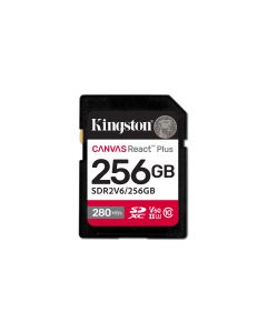 Kingston Technology 256GB Canvas React Plus SDXC UHS-II 280R/150W U3 V60 voor Full HD/4K