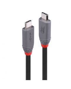 Lindy 36957 USB-kabel USB4 Gen 3x2 1,5 m USB C 40 Gbit/s 240 W Zwart