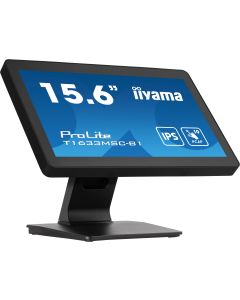 iiyama ProLite T1633MSC-B1 computer monitor 39,6 cm (15.6") 1920 x 1080 Pixels Full HD LCD Touchscreen Zwart