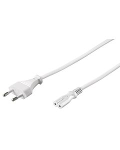 Microconnect PE030705W electriciteitssnoer Wit 0,5 m Netstekker type C C7 stekker