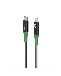 Microconnect MC-SMART USB C-L-1 Lightning-kabel 1 m Zwart