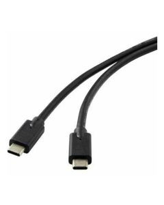 Microconnect DOCKUSB3.2CC1 USB-kabel USB 3.2 Gen 2 (3.1 Gen 2) 1 m USB C 100 W Zwart