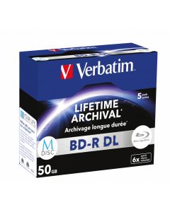 Verbatim MDISC BD-R DL 50 GB 5 stuk(s)