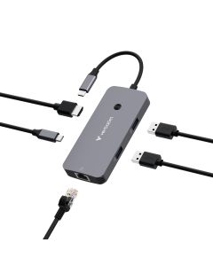 Verbatim USB-C Pro multipoort-hub CMH-05: 5 poorten