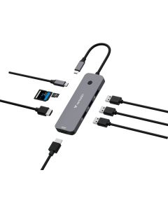 Verbatim CMH-08 USB Type-C 5000 Mbit/s Zilver