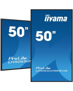iiyama LH5065UHSB-B1AG beeldkrant Digitale signage flatscreen 125,7 cm (49.5") LCD Wifi 800 cd/m² 4K Ultra HD Zwart Type processor Android 11 24/7