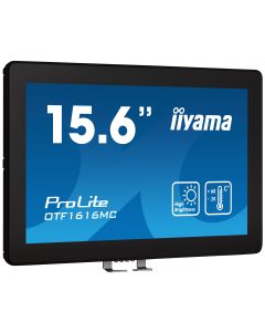 iiyama OTF1616MC-B1 computer monitor 39,6 cm (15.6") 1920 x 1080 Pixels Full HD LCD Touchscreen Zwart