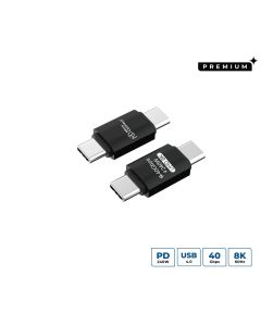 Microconnect USB4-CC-240W USB-kabel USB4 Gen 3x2 0 m USB C Zwart