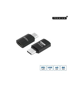 Microconnect USB4-CCF-240W USB-kabel USB4 Gen 3x2 0 m USB C Zwart