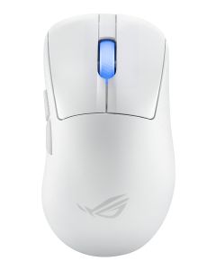 ASUS ROG Keris II Ace Wireless AimPoint White muis Gamen Rechtshandig RF Wireless + Bluetooth + USB Type-A Optisch 42000 DPI