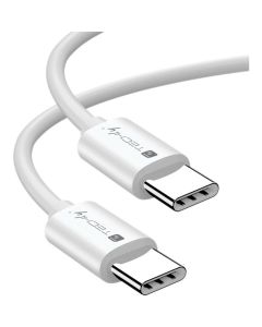 Techly ICOC-MU4-20G240W2 USB-kabel USB4 Gen 2x2 2 m USB C 20 Gbit/s 240 W Wit
