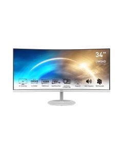 MSI Pro MP341CQ computer monitor 86,4 cm (34") 3440 x 1440 Pixels UltraWide Quad HD Wit