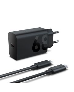 Lenovo 68W USB-C Wall Charger Tablet, Universeel Zwart AC Binnen
